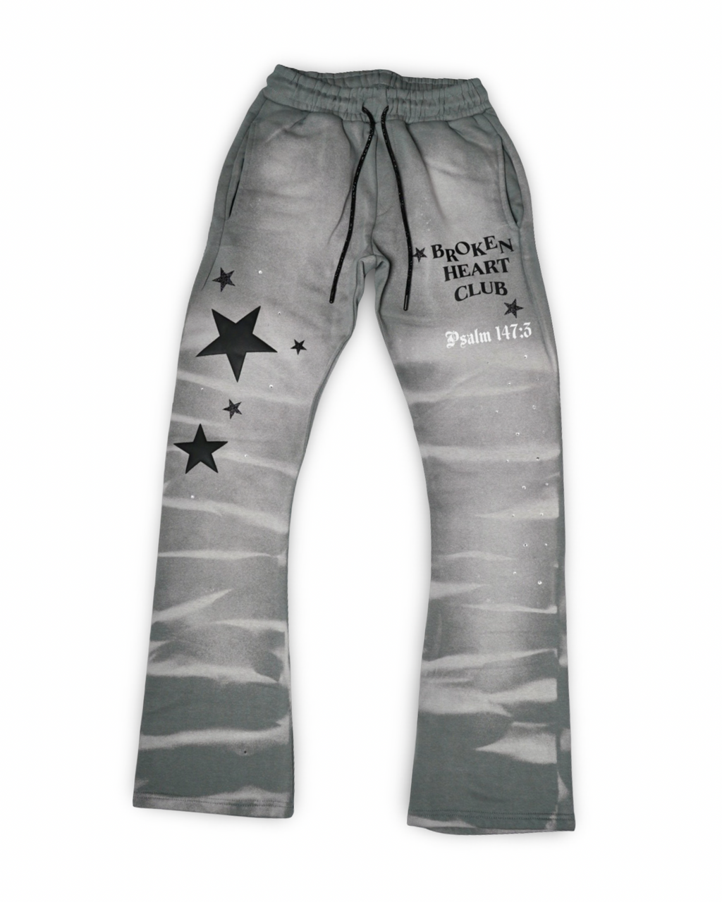 “BROKEN HEART CLUB” Stacked Sweatpants