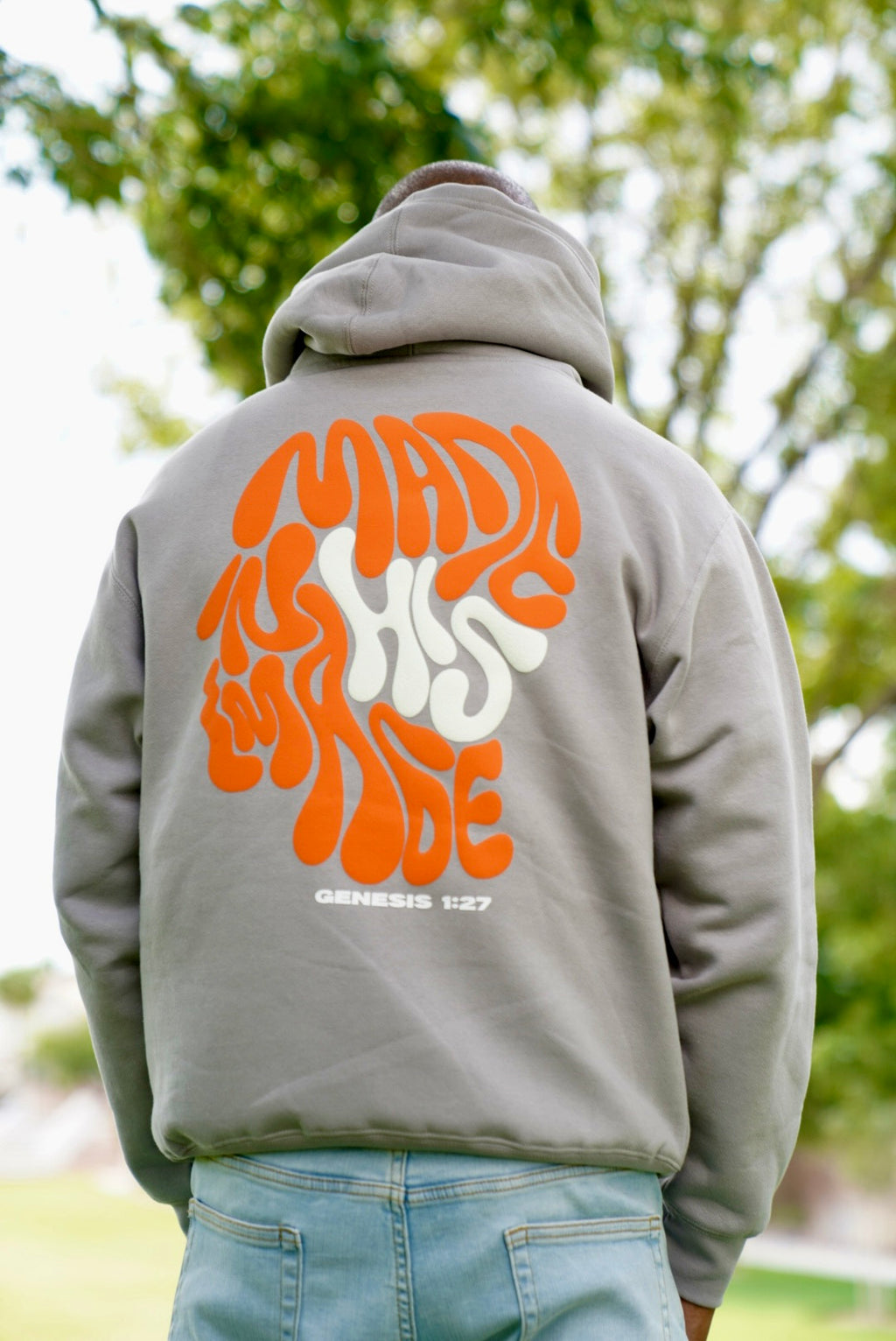 “MADE IN HIS IMAGE” Heavyweight Glow Hoodie