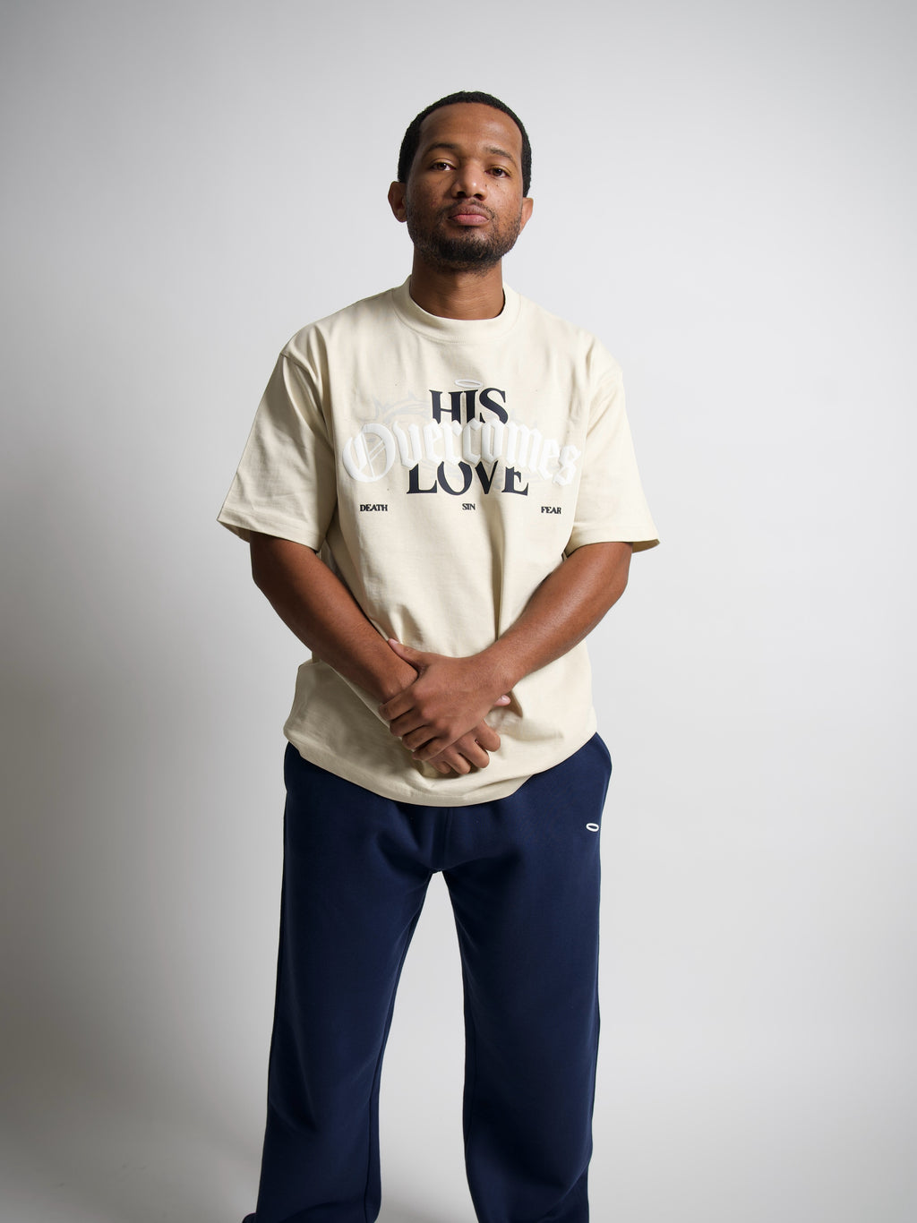 “HIS LOVE OVERCOMES” 2-piece set