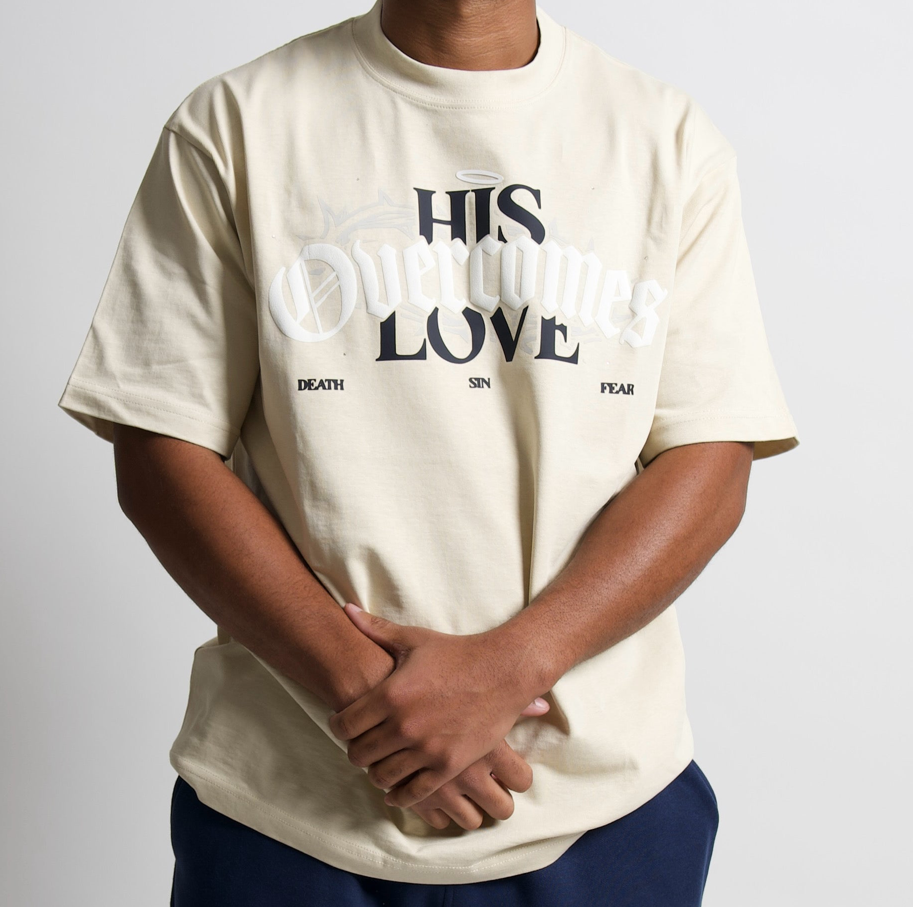 “HIS LOVE OVERCOMES” T Shirt